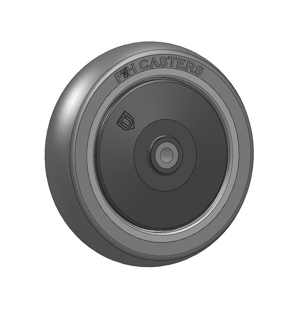 Image of Standard 125mm x 32 mm Antistatic trolley wheel
